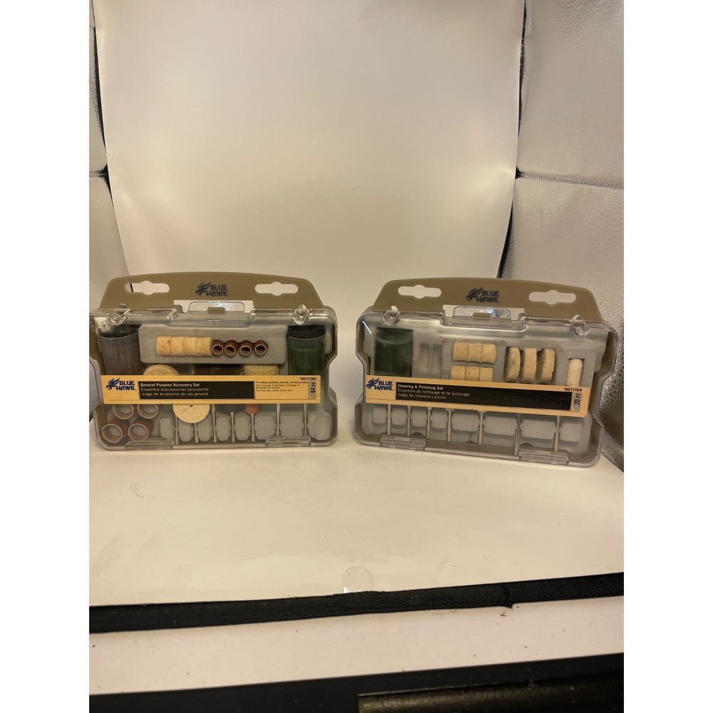 2 Kits including general purpose & cleaning & polishing set for Drill Dremel